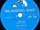 Original 1950s   ELVIS PRESLEY   HOUND DOG   HMV 78rpm Record