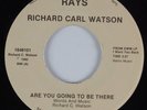 Modern Soul 45 RICHARD CARL WATSON Are You Going to Be There RAYS HEAR NM