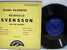Rare Jazz 10-inch LP- Reinhold Svensson & His Quintet-Piano Favorites Volume One
