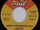 70's Soul 45 JOE TEX Under Your Powerful Love DIAL HEAR VG++