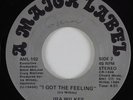 Modern Soul Boogie 45 IRA WILKES I Got The Feeling A MAJOR LABEL HEAR