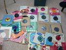 1960s vinyl record collection over 60 singles incl Beatles, Rolling Stones,Elvis