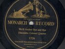 25r.  Dinwiddie Colored Quartet - We'll Anchor Bye and Bye - Victor Monarch 1726