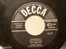 Vintage mid 1950 45 RPM Louis Armstrong Spooks & Trees black Decca Halloween ?