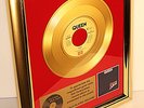 Queen, Flash, Single, Golden Record goldene Schallplatte