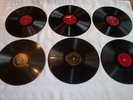 6 Vintage Greek 78 RPM Records - Columbia, Orthophonic, Mere Record Labels