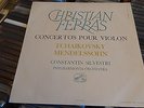 CHRISTIAN FERRAS VIOLIN CONCERTOS TCHAIKOVSKY MENDELSSOHN SILVESTRI  HMV FALP514