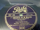 VERY RARE 3 X 78s MAGDA TAGLIAFERO 1 er CONCERTO EN MI MAJEUR REYNALDO HAHN