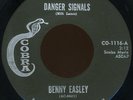 BENNY EASLEY Danger Signals killer RARE TX R&B 45 hear