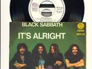 BLACK SABBATH - IT'S ALRIGHT  prog rock top rare 7 inch only ITALY PS  MINT