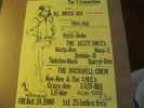RARE ORIGINAL HIP HOP FLIER 1980.T-CONNECTION D.J.DISCO BEE,D.J.WHIZ KID