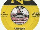 RALPH JEROME Rockhouse ROCKABILLY BOPPER 45 RPM RECORD LISTEN