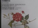 STARKER CELLO SEBOK BRAHMS ORIGINAL  FRENCH STEREO MERCURY NEAR MINT
