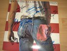 Bruce Springsteen - Born in the USA LP  Sleeve signed Bruce and the Band