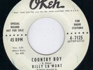 WILD SCREAMIN' BLACK R&B ROCKER ROCKABILLY - BILLY LA MONT - COUNTRY BOY   HEAR