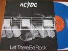 AC/DC - Let There Be Rock LP * Australian Pressing * Blue Vinyl 