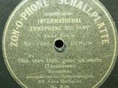 (S) HOFFMANN ANNA 78rpm Opera Black Zon-o-phone X-29 Tannhauser-Dich,Teure Halle