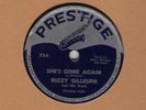 78 RPM Dizzy Gillespie Prestige 736 in E-
