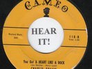 ROCKABILLY 45 Charlie Gracie (Cameo 118) You Got a Heart Like a Rock/Cool Baby