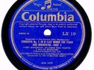 BLUE UK COLUMBIA SET: SOLOMON PLAYS TCHAIKOWSKY PIANO CONCERTO No. 1 (1930)