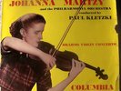 RARE JOHANNA MARTZY BRAHMS VIOLIN CONCERTO KLETZKI  COLUMBIA 33CX 1165 ORIGINAL
