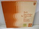 BACH 6 suites for solo cello 3x LP BOX SET maurice gendron PHILIPS holland