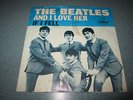 BEATLES -and i love her / if i fell - w/SLEEVE - CAPITOL 5235