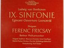 DGG 1960 STEREO BEETHOVEN FERENC FRICSAY SYMPHONY NO.9 2 LP SLPM 138 002/003 NM
