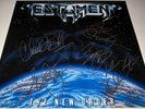 TESTAMENT The New Order - VINYL Chuck Billy Alex Skolnick Louie Autograph SIGNED