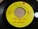 CHANDLERS I Need Your Love 45 COLSOUL orig press VG++ amazing Northern soul