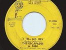RARE MEMPHIS GARAGE 45 The Escapades 'She's The Kind' 'I Tell No Lies' Arbet