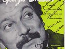 45T EP avec dédicace de GEORGES BRASSENS le parapluie/ la chasse aux papillons