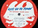 LES PAUL MARY FORD 16 inch Radio Transcription Disc RARE Lets Go To Town