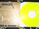 METALLICA LP - BANG A GONG LIVE BOOTLEG LP,LIVE IN BRADFORD 1988,YELLOW LP VINYL