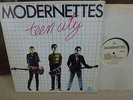 MODERNETTES CANADIAN POWERPOP PUNK LP SIGNED  80 L K POINTED STICKS POWERPOP