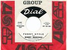 BOBBY MARCHAN FUNNY STYLE & HELLO HAPPINESS 1965 DIAL DJ 45 ? CLARENCE REID