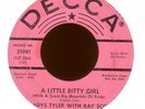 GLADYS TYLER RAY SCOTT A Little Bitty Girl on Decca Promo Northern Soul 45 Hear