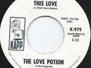 THE LOVE POTION This Love KAPP 45 sweet soul PROMO ((HEAR))