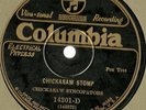 Chickasaw Syncopators, Memphis Rag, Chickasaw Stomp, Columbia 14301 78 rpm E