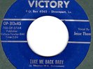 Jesse Thomas When I Squeeze Your Hand / Take Me Back Baby - Hear It 