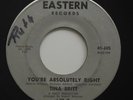 Northern Soul 45 - Tina Britt - You're Absolutely Right - Eastern - mp3