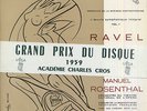 Manuel ROSENTHAL, RAVEL Volume 1 Daphnis et Chloé French LP VEGA 196