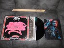 King Diamond lp with autograph and drum sticks RARE LOOK