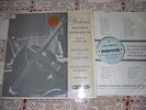 COLUMBIA ED.1 SAX 2264 BRAHMS OISTRAKH FOURNIER DOUBLE CONCERTO MINT