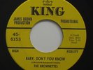 Northern Soul 45 - Brownettes - Baby Don't You Know - King - mp3