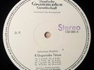 * DGG - 138080 - BRAHMS - DVORAK - KARAJAN * WHITE LABEL SAMPLE LP *