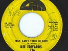 Rare Northern Soul Funk 45 Dee Edwards Why Can't There Be Love GM LISTEN