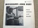 MISSISSIPPI JOHN HURT - FOLK SONGS and BLUES Piedmont PLP 13157 Vinyl LP Shrink