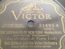 NAT SHILKRET & VICTOR ORCH 78rpm The Sidewalks Of New York Victor 21493