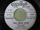 THE LIONS The Feast Of The Beast RARE DOO-WOP Rendezvous PROMO 45
